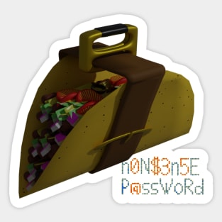 Taco Suitcase Version 1 Sticker